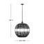 Luminaire suspendu orbe