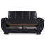 Causeuse convertible rembourrée avec rangement, causeuse pour studio, dortoir, salon-117845661