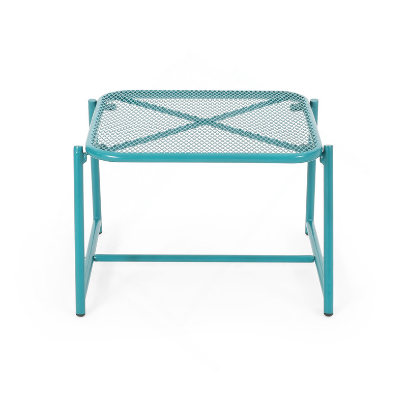 KINCAID 13"H SIDE TABLE, Teal