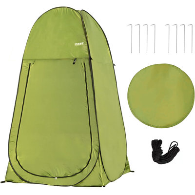 Tente de camping pour la vie privée de 7 pieds, tente de toilette portative, abri de soleil pliable pour la pêche à la plage