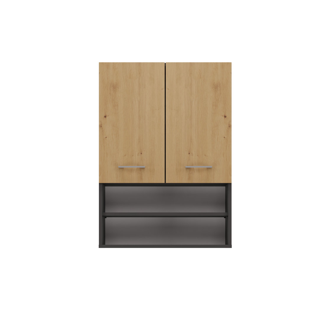 64 x 90 cm Badschrank Hilkowski