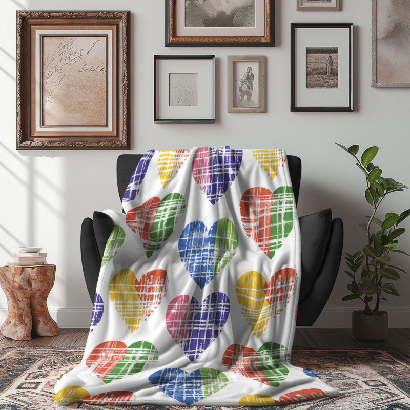 Vibrant Pride - couverture de qualité supérieure 1 pièce, L 60 po x L 80 po