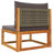  Garden Sofa Set Grey