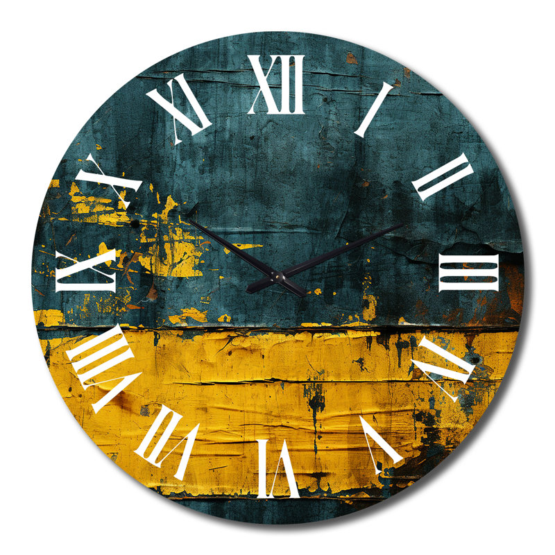 Horloge murale en métal, Très grand
