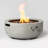 Small concrete round fire pit bowl