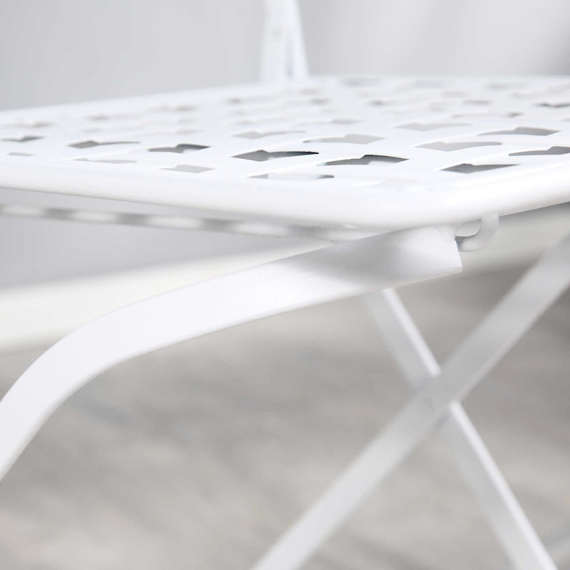 Bistro pliant pour l'extérieur avec table et chaises en mosaïque pour le porche de la piscine