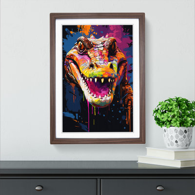 Alligator Pop - Framed Print