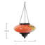 Lanterne solaire conique Echo Valley Illuminating Red Burst 9 x 9-116624707
