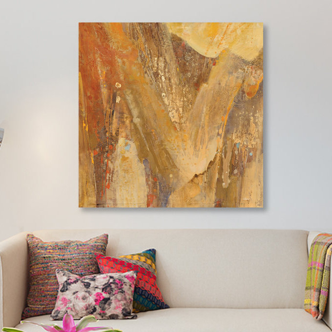 «Canyon III.A», reproduction d'impression sur toile tendue, H 26 po x l 26 po x P 1,5 po, Toile tendue, Pas de tapis