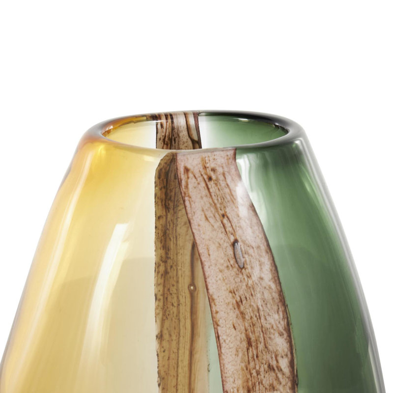 Vase en verre multicolore Northcrest, H 11,15 po x l 8,25 po x P 5,05 po
