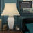 Ivory Vines Porcelain Lamp