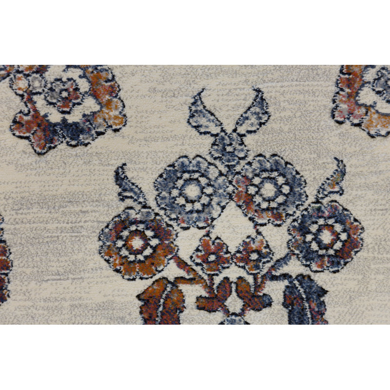 Fallinerlea Oriental Indoor Rug, Rectangle 2' x 3'11"