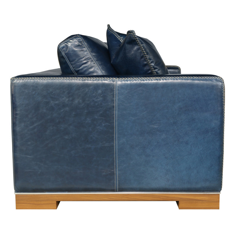 Cassidy Sofa, Blue Moon (Cartier), Ash Honey