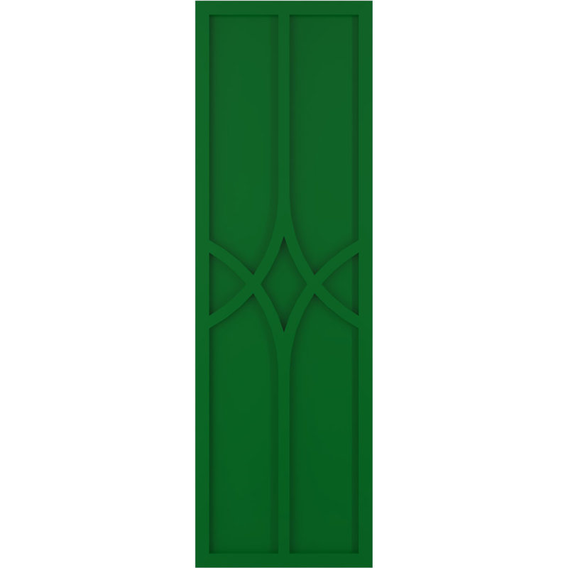 Volets en PVC True Fit, 12", 25", Vert viridien