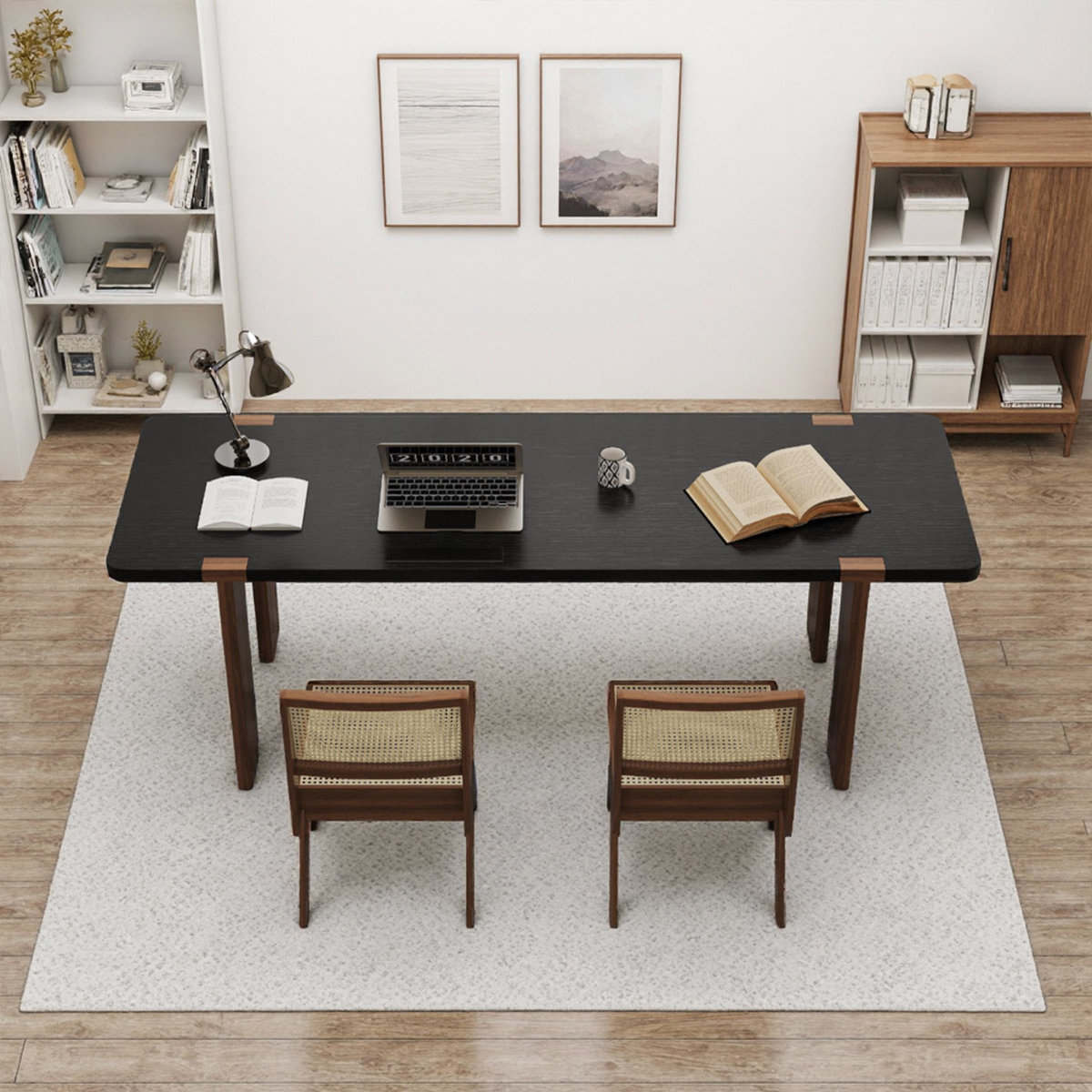 Latitude Run® Modern Simple Rectangular Solid Wood Desks - Wayfair Canada