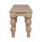 Braydan 70"W Solid Wood Hand-Turned Leg Bench- Rustic Natural-68476752