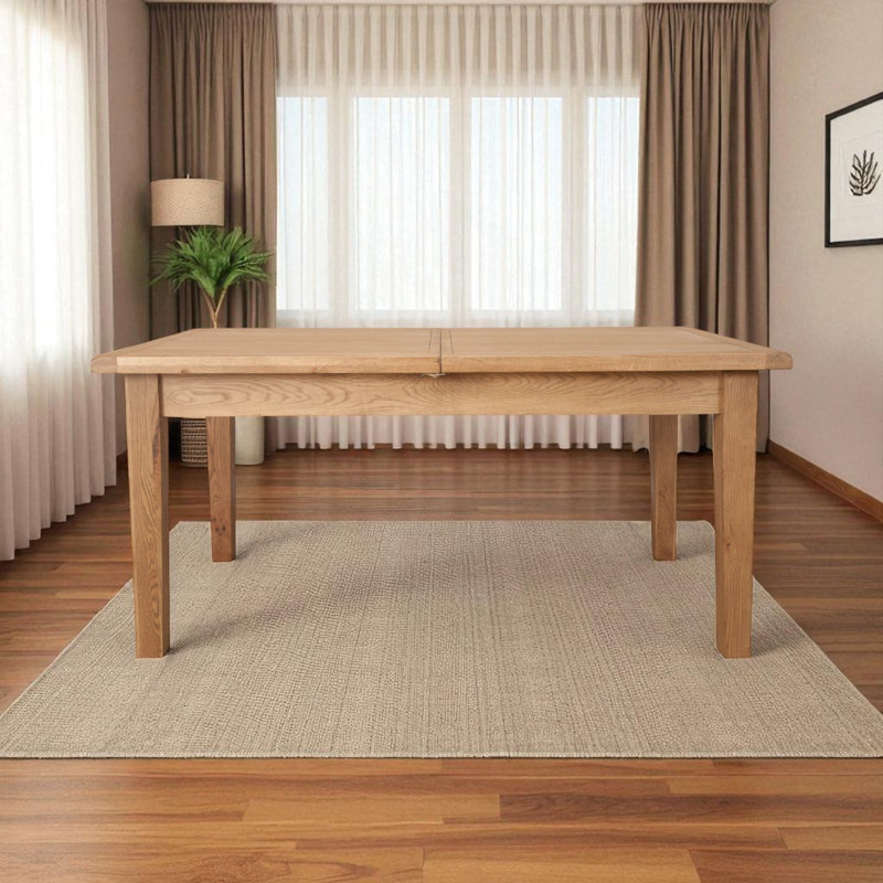 Melbourne Extendable Oak Dining Table, 160 - 210cm W x 91cm D