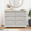 Commode double l 6 tiroirs Alvy