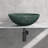 Green Natural Marble Bathroom Vessel Sink-124005788