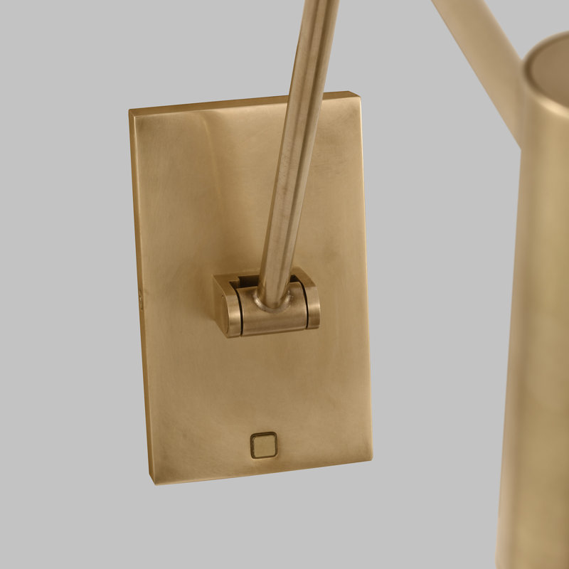 Ponte 1 - Light LED Swing Arm, Natural Brass