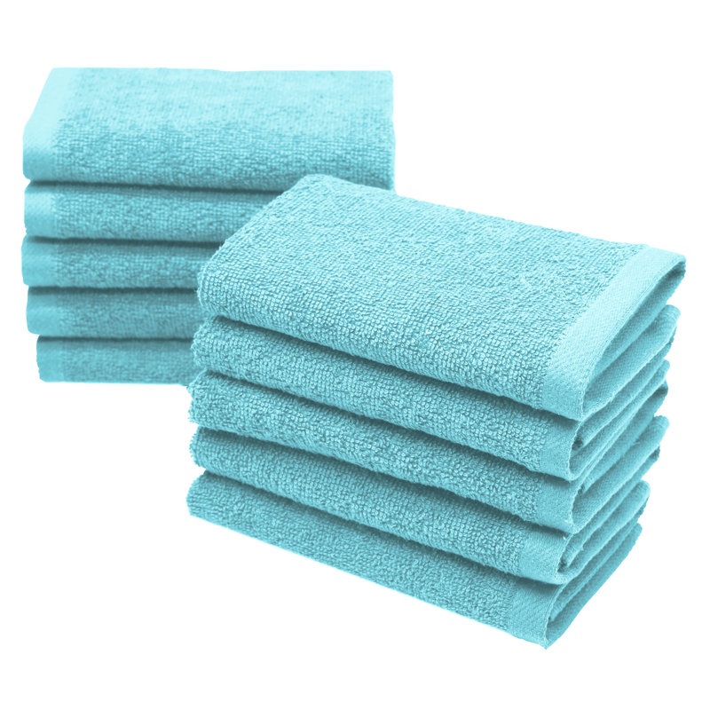 Midweight Towels, Azur