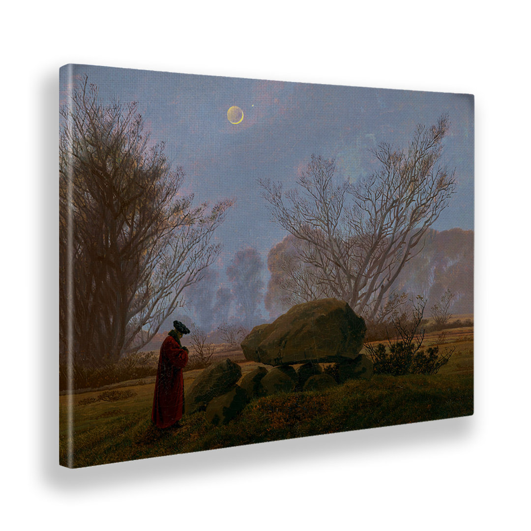 Wandbild A Walk at Twilight von Caspar Friedrich