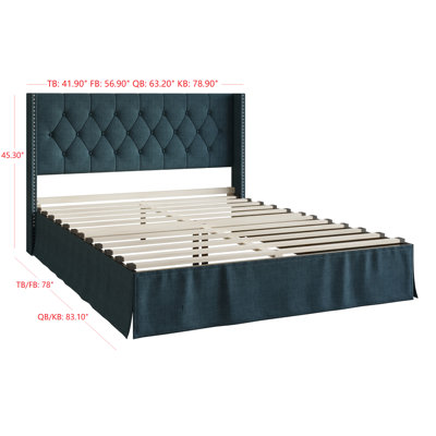 Bellamy Tufted Upholstered Platform Bed