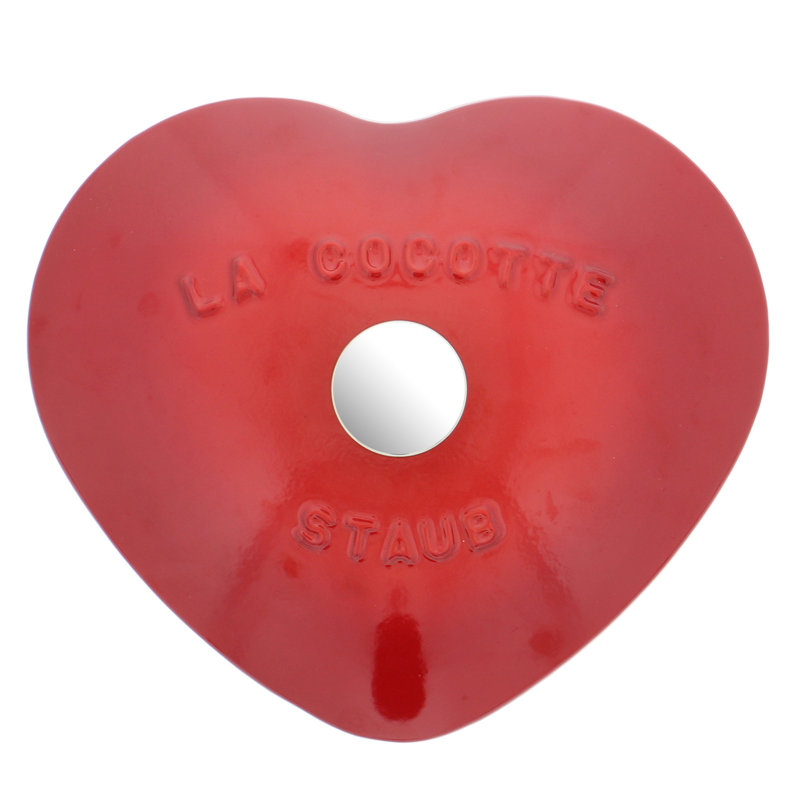 Staub Cast Iron 1.85-qt Heart Cocotte