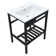 Mocoloo 24"L x 18"W Ceramic Rectangular Console Bathroom Sink with One Faucet Hole and Overflow