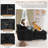 Corduroy Chaise Lounge Chair Indoor with Ottoman,Upholstered Armchair with 3 Pillows,Comfy Single Sofa Couch Lounge Reading Chairs with Wide Arms,Modern Sofas Couches for Living Room,Bedroom-1265674613