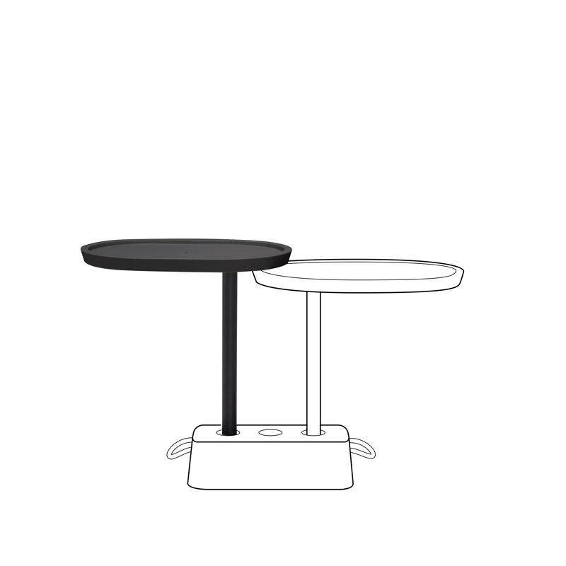Bricks Buddy Table Top, Anthracite