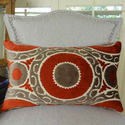 Pomegranate Reversible Throw Pillow