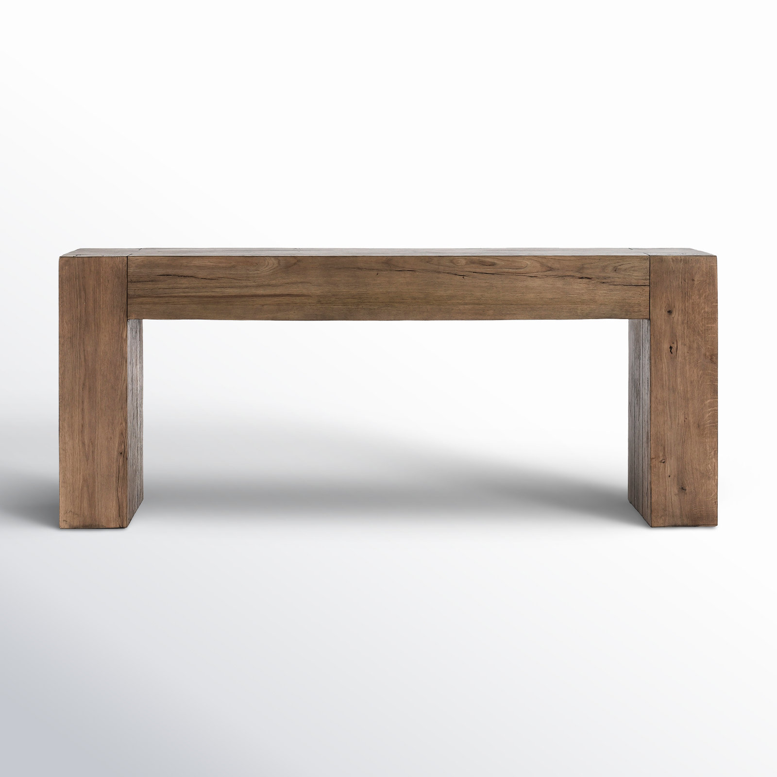 Elise 72-Inch Handcrafted Brown Console Table - Birch Lane