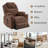 Emalina 23" Power Standard Recliner with Massage and Heated,Position Lock-93803913