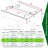 Door Window Awning 59"x34" - Polycarbonate Panel Rust- Brackets Heat Windproof Canopy & Aluminum Rain Uv80+