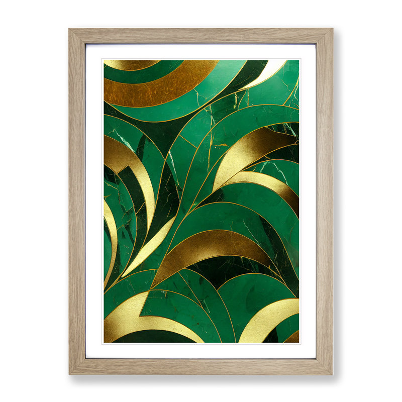 Sensational Art - Framed Print, 34cm H x 25cm W x 2cm D, Oak