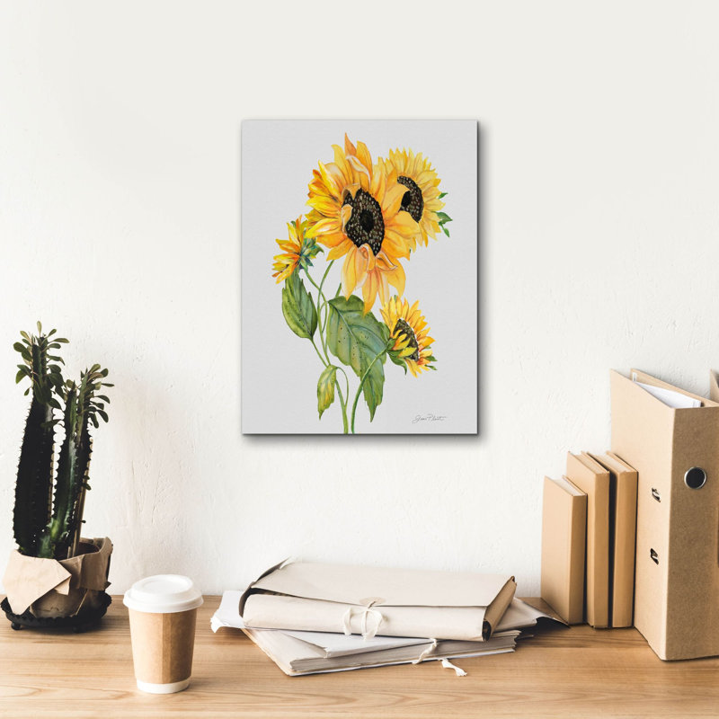 «Botanicals 8» par Jean Plout, art mural sur toile, H 16 po x l 12 po x P 0,75 po