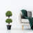 40'' Artificial Boxwood Double Ball Topiary Trees