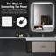 Brisciano Flat Vanity Mirror