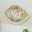 Signe en bois «NEST»