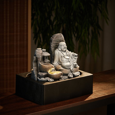 Beurket Indoor Sculptural Fountain with Lights