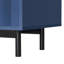 Armoire de rangement à motif de vagues avec 2 portes et 2 tiroirs-2113425428
