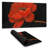 Red petal flower - 15.75"x31.50" Desk mat