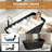 KAKUSIGA 67 Inch Solid Surface Stone Resin Freestanding Deep Soaking Bathtub