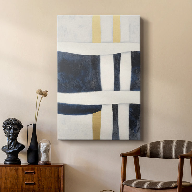 Série ABSTRACT DCCDXCV - Cavas de galerie sur mesure, H 18 po x l 12 po