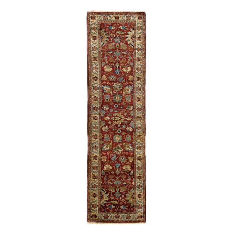Oriental Area Rug in Rust