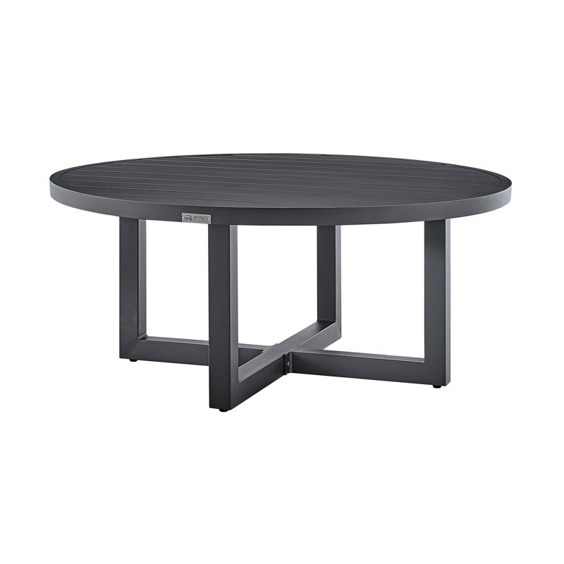 Chaker 42'' Metal Outdoor Coffee Table