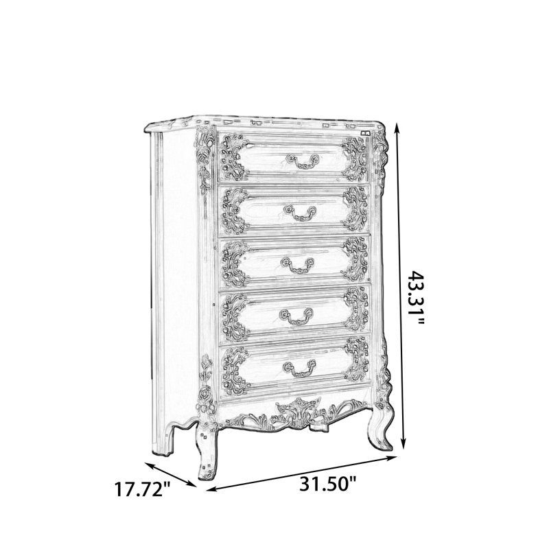 Commodes et commodes en bois massif cerisier