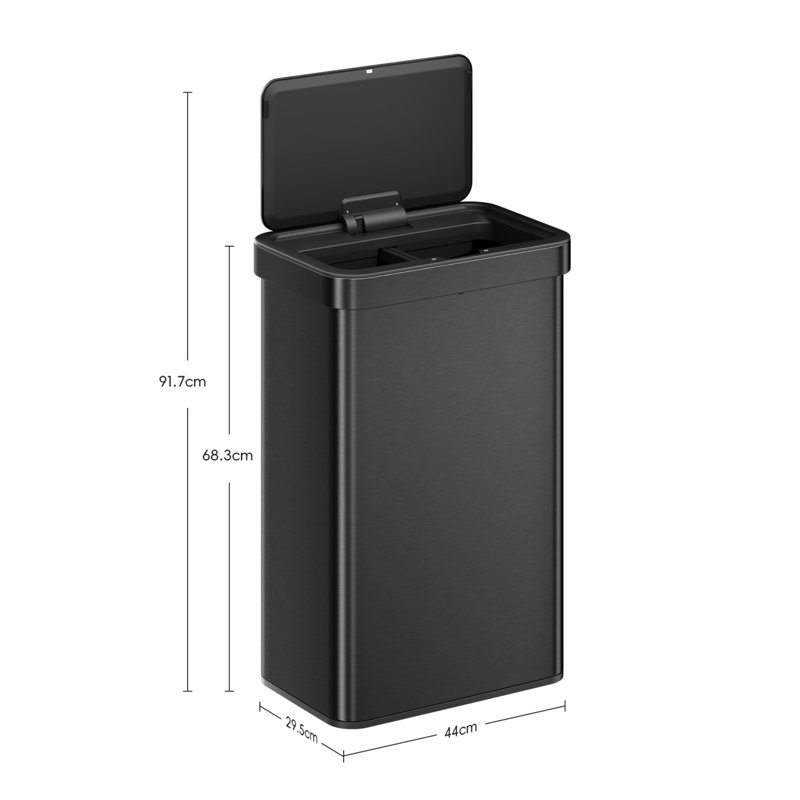 Econova Sensor Bin 35 & 35L, Black