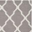 Tapis gris / noir en laine et coton tissé à la main Rodgers-856623134